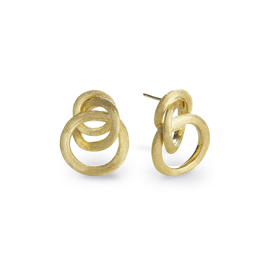 18K Yellow Gold Small Knot Earrings