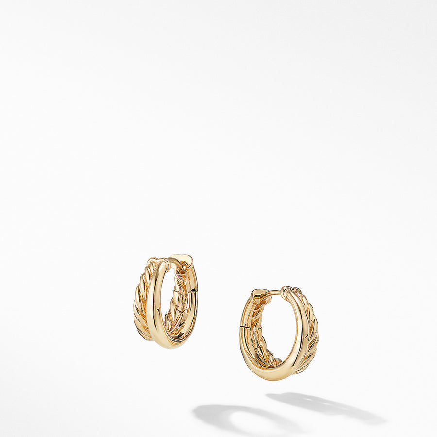Pure Form Hoop Earrings in 18K Gold