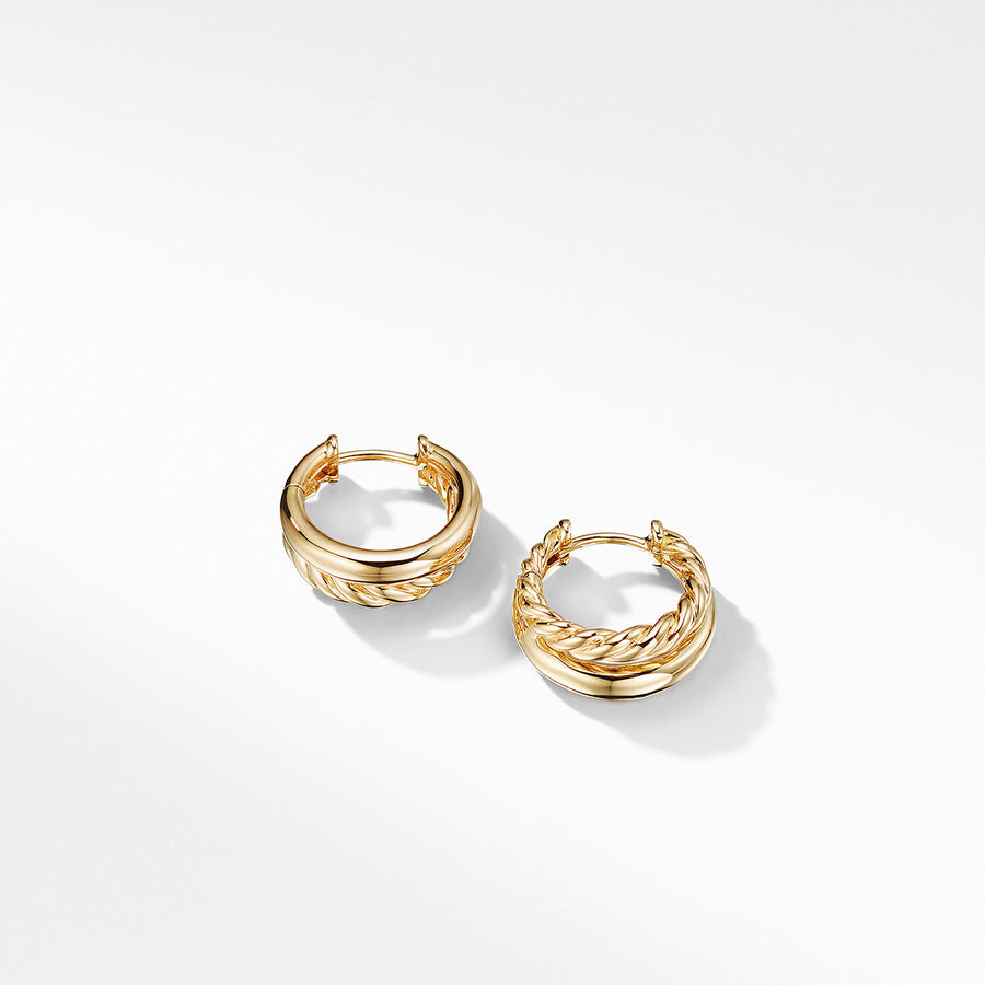 Pure Form Hoop Earrings in 18K Gold