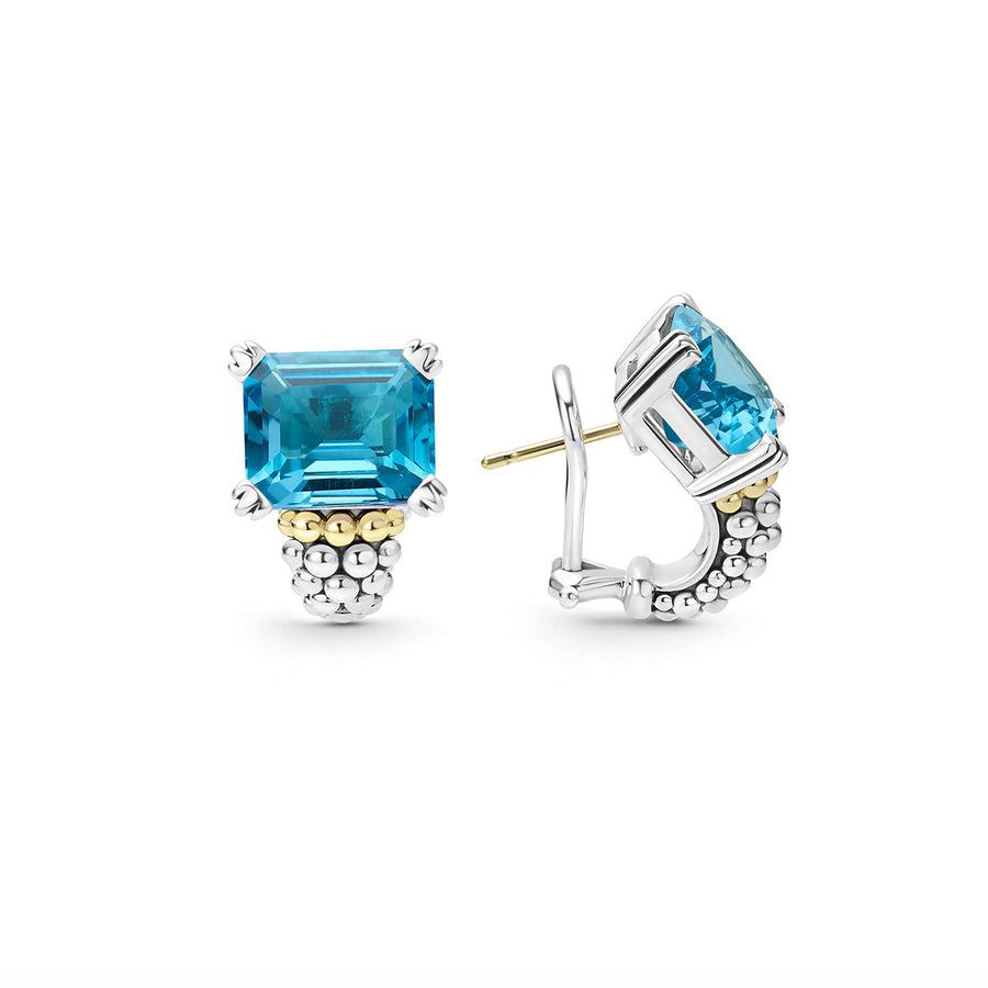Petite Swiss Blue Topaz Earring