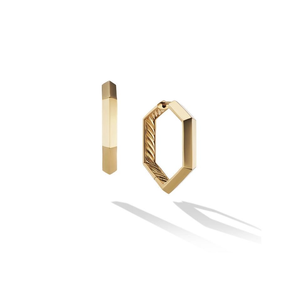 Carlyle Hoop Earrings in 18K Yellow Gold