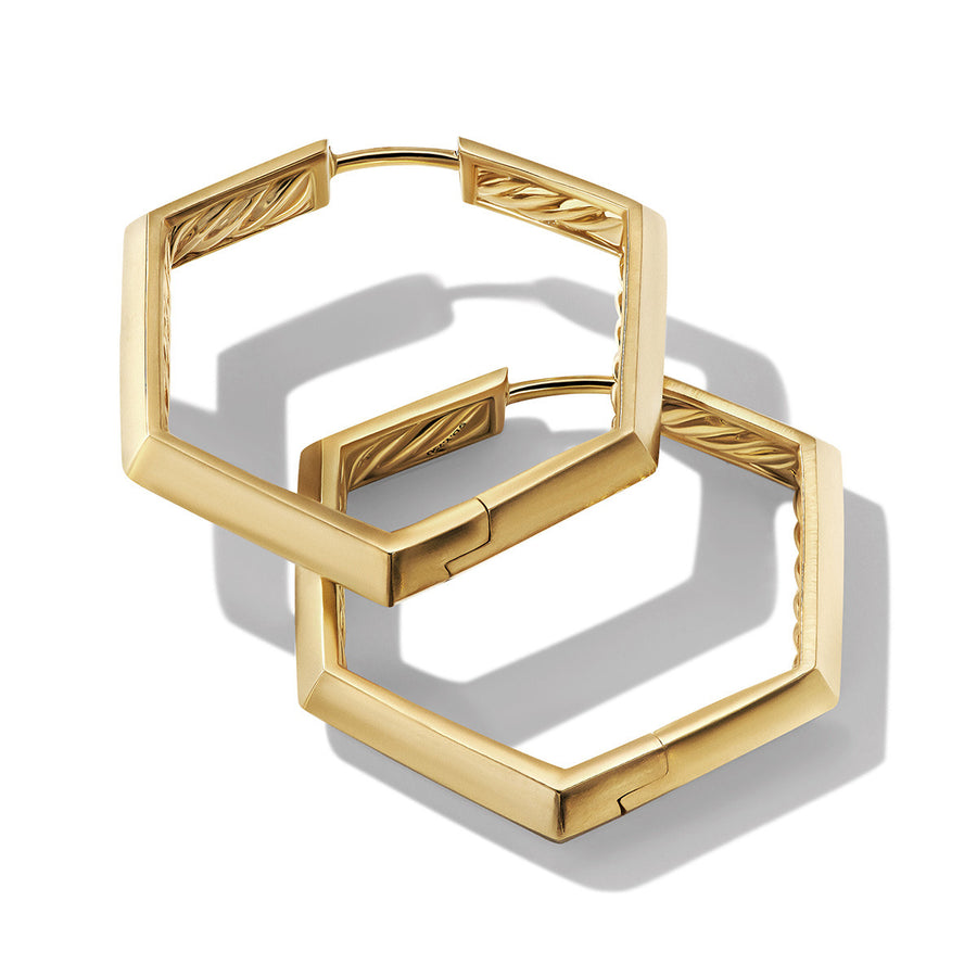 Carlyle Hoop Earrings in 18K Yellow Gold