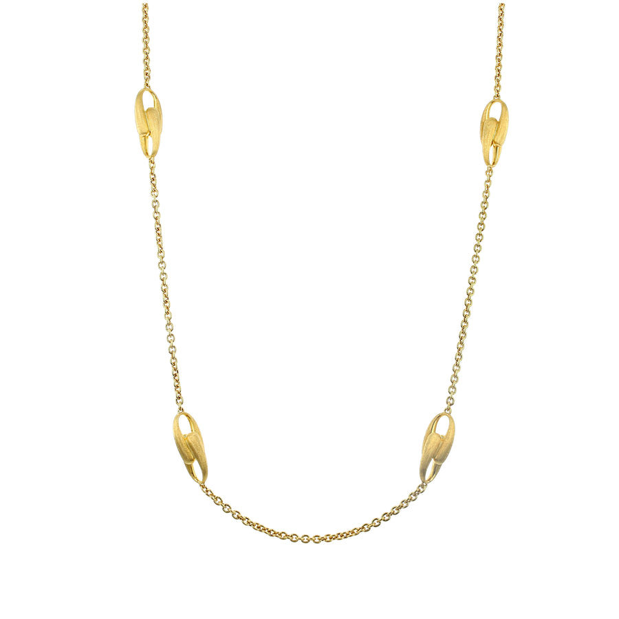 Lucia Collection 18K Yellow Gold Link Necklace