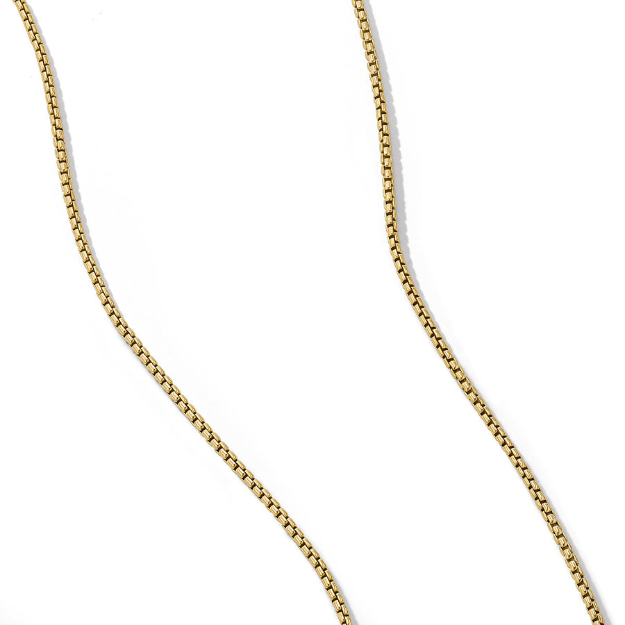 Box Chain Necklace in 18K Yellow Gold