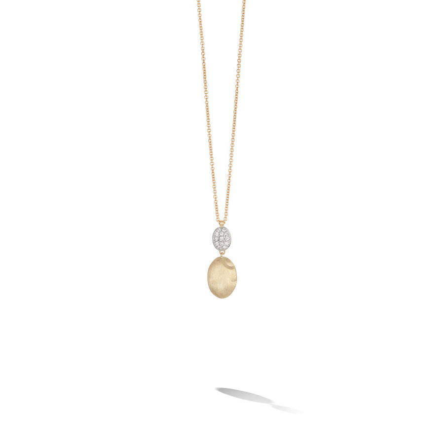 18K Yellow Gold and Diamond Pendant