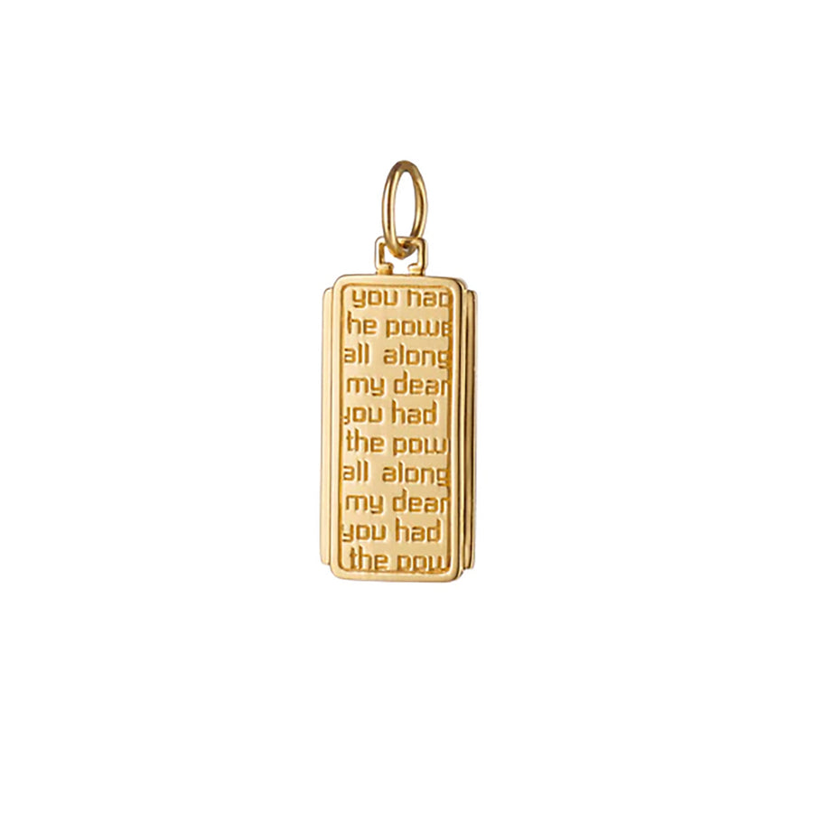 18K Yellow Gold Dorothy Medallion