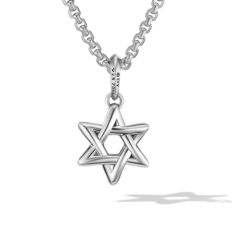 Cable Classics Star of David Amulet with 18K Yellow Gold