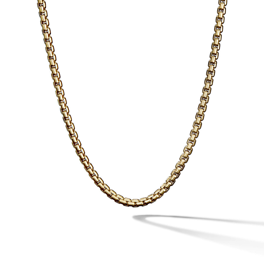 Box Chain Necklace in 18K Yellow Gold