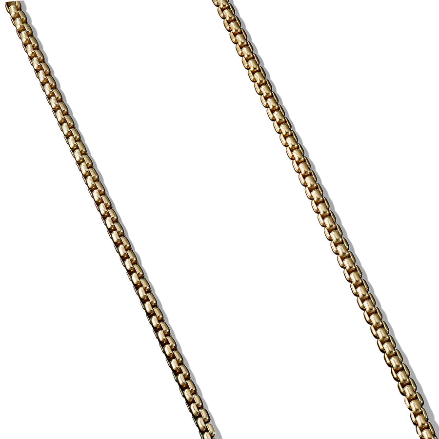 Box Chain Necklace in 18K Yellow Gold