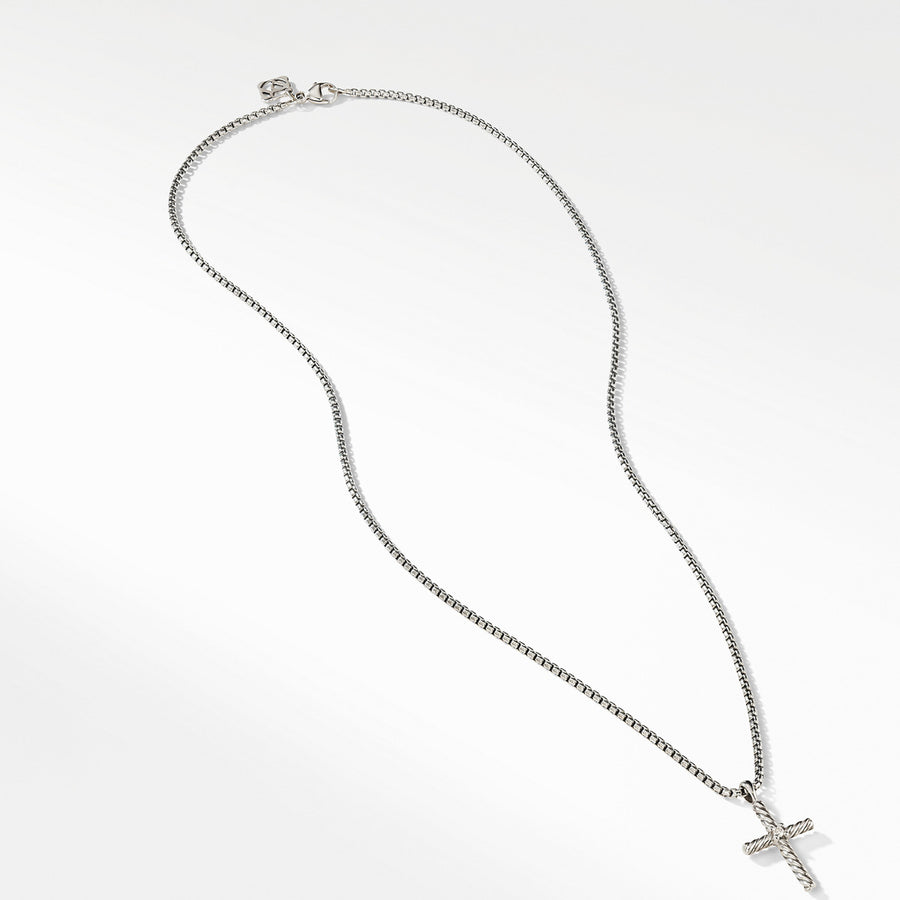 Cross Necklace with Diamond
