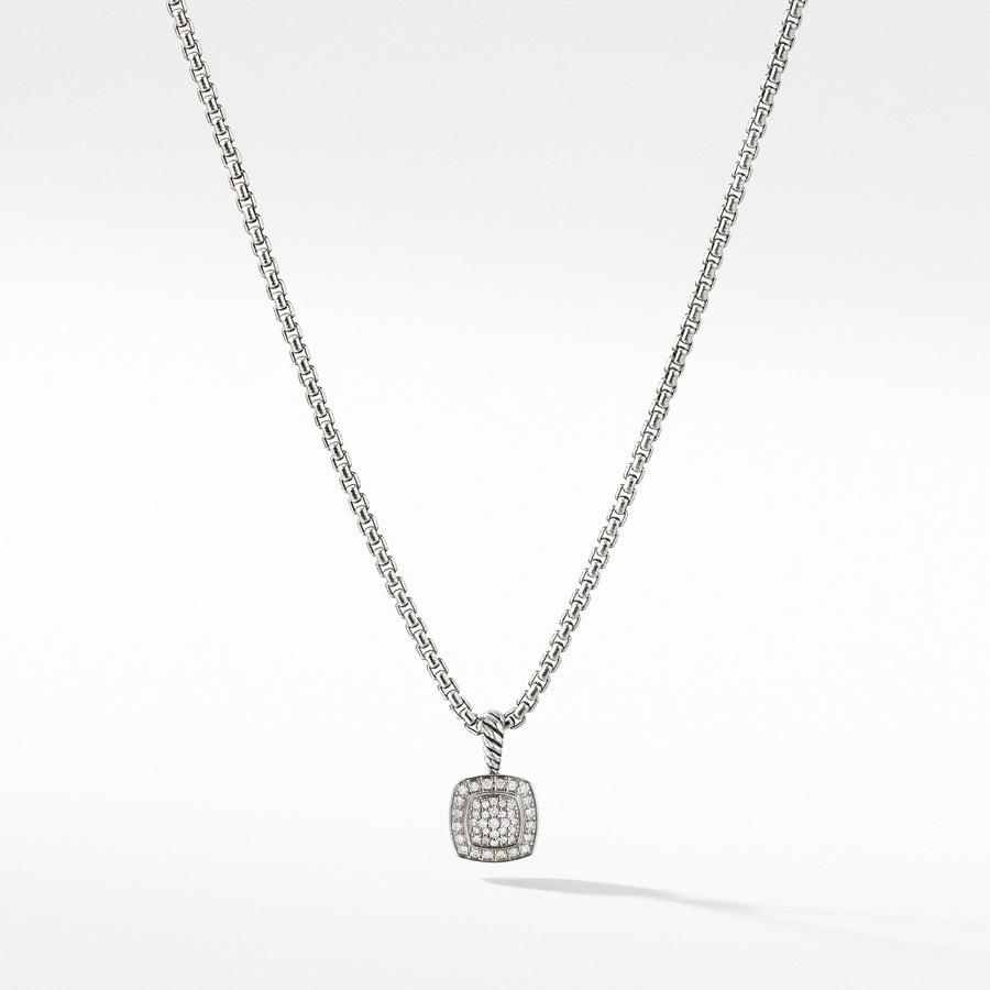 Petite Albion Pendant with Diamonds on Chain
