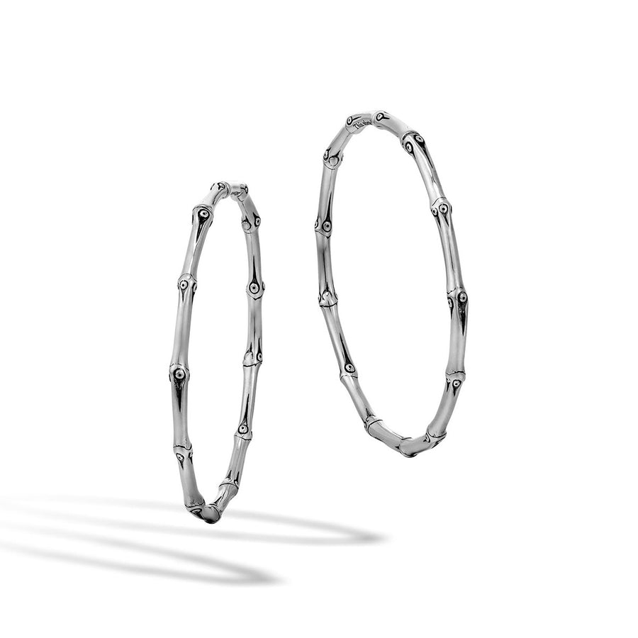 Bamboo Collection Large Hoop Earrings