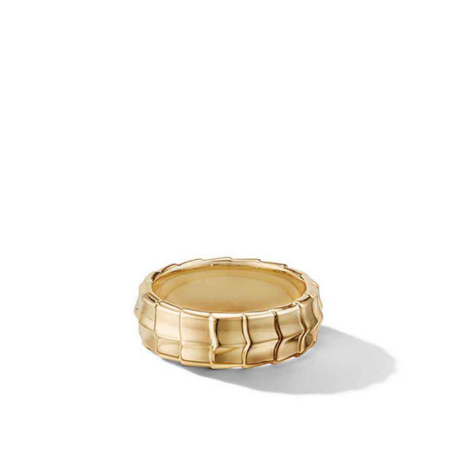 Armory Band Ring in 18K Yellow Gold