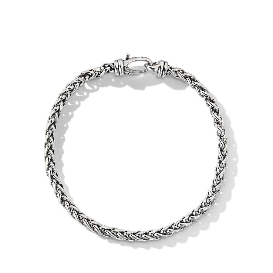 Wheat Chain Bracelet in Sterling Silver