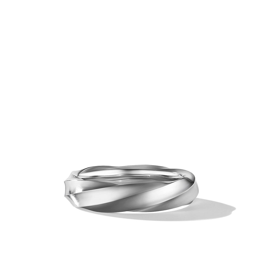 Cable Edge? Band Ring in Recycled Sterling Silver