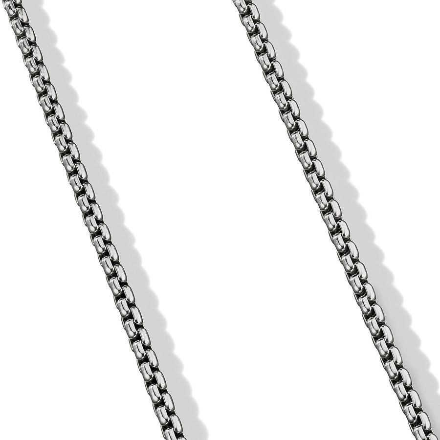 Box Chain Necklace in Sterling Silver, 4.8mm