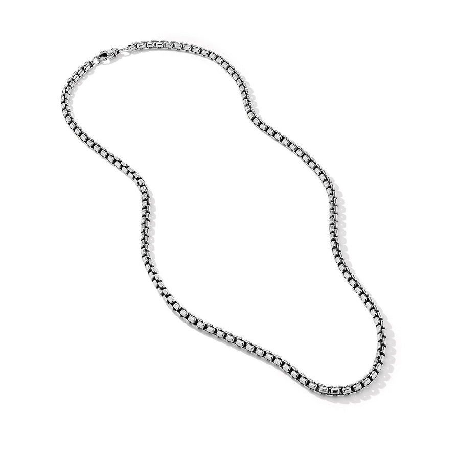 Box Chain Necklace in Sterling Silver, 4.8mm