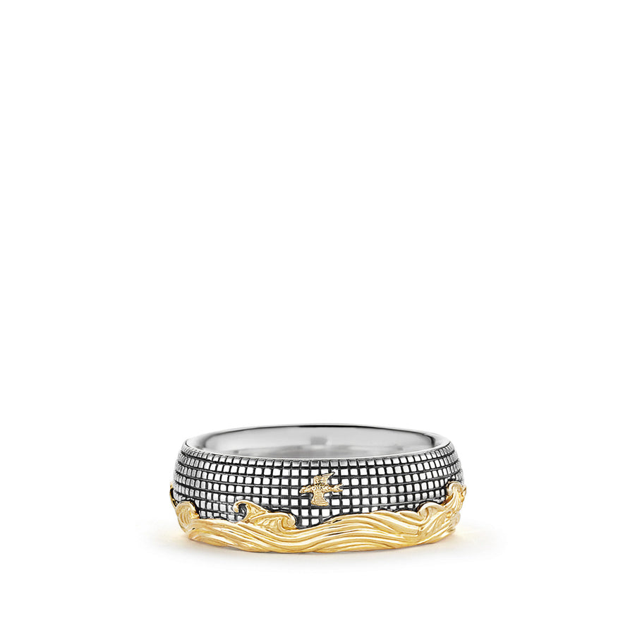 Band Ring with Gold