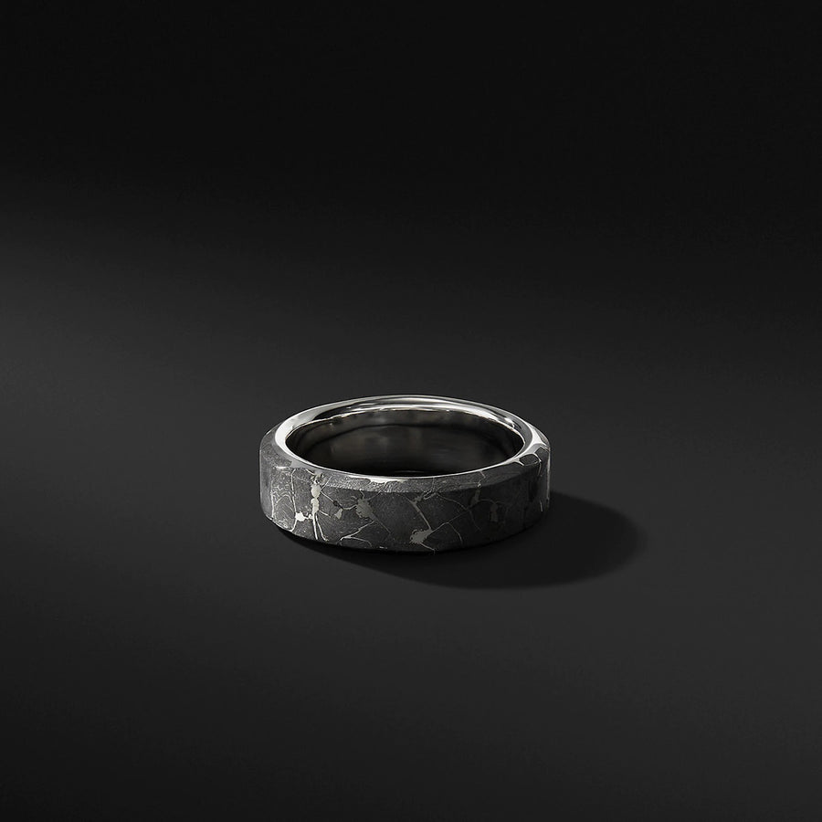Fused Meteorite Ring