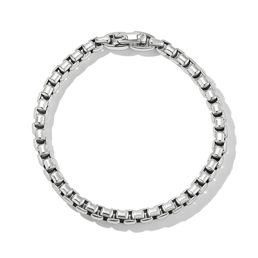 Box Chain Bracelet in Sterling Silver