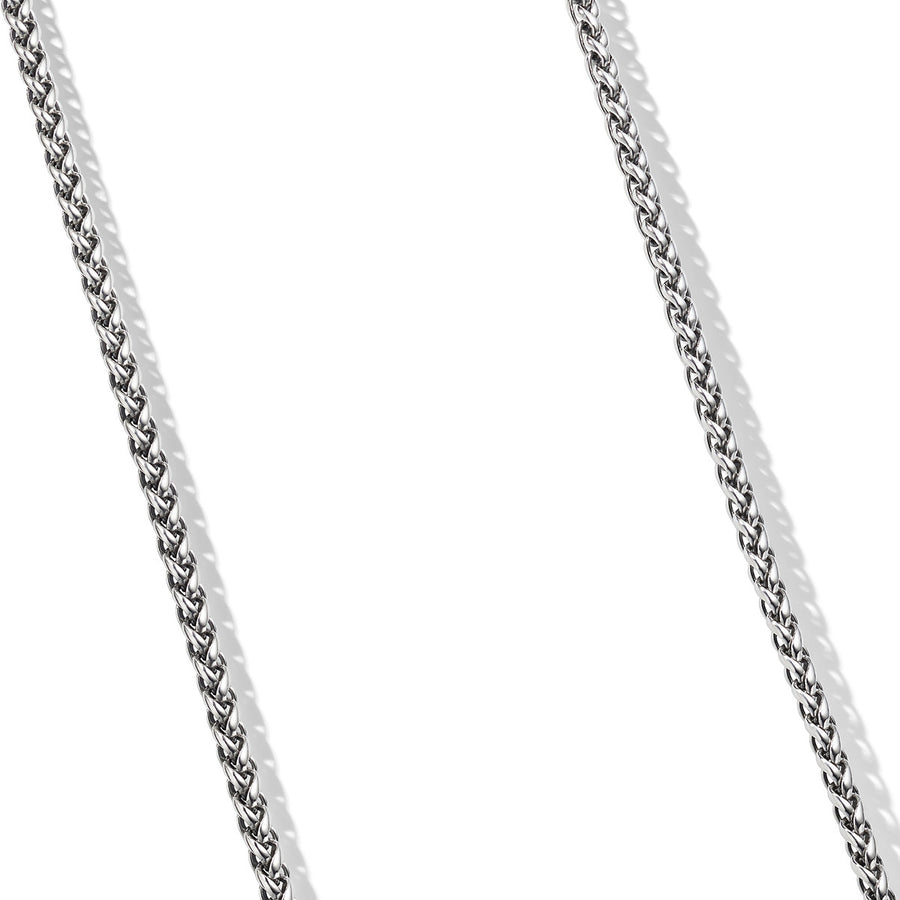 Wheat Chain Necklace in Sterling Silver