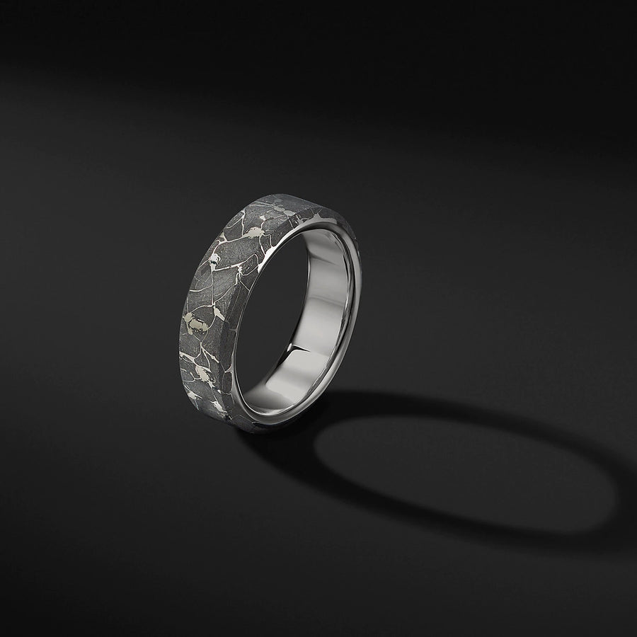 Fused Meteorite Ring