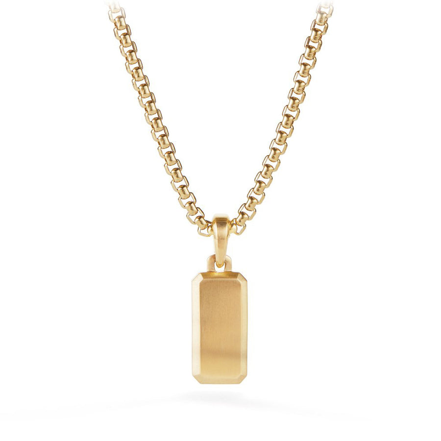 Streamline Amulet in 18K Gold
