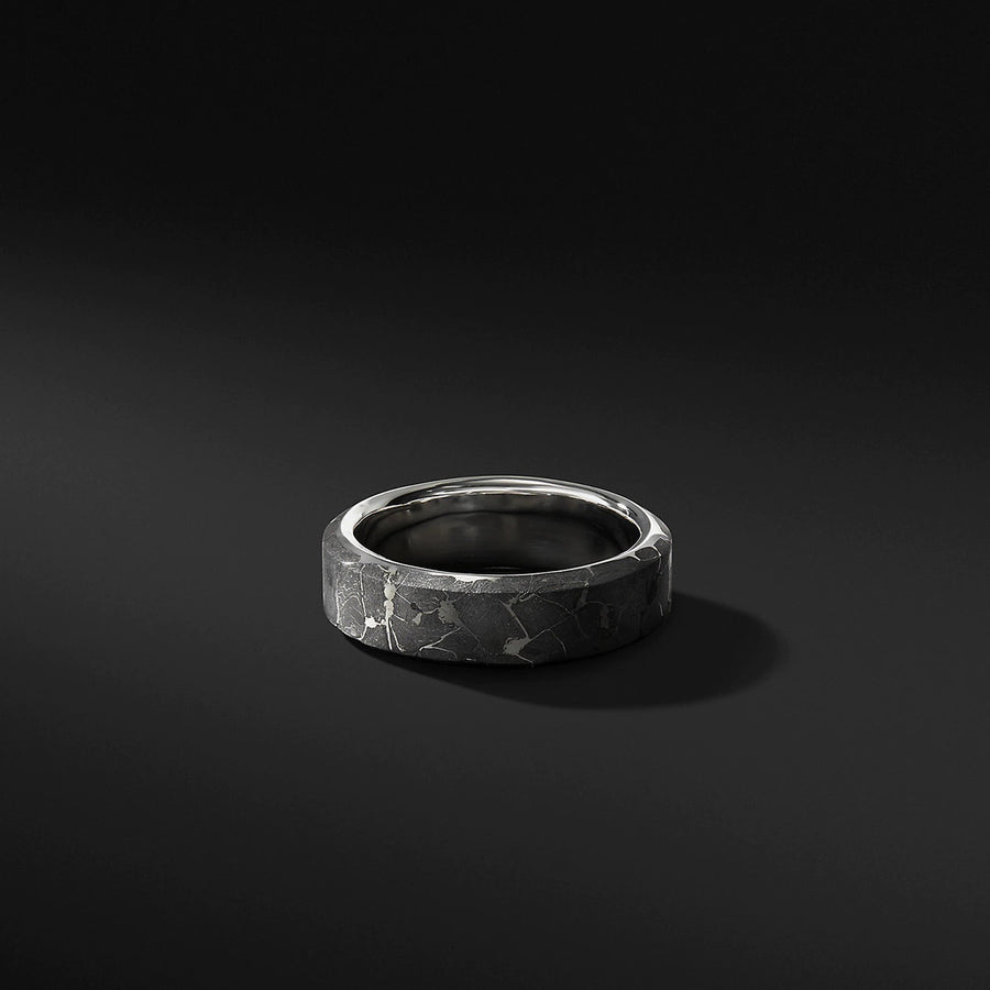Fused Meteorite Ring