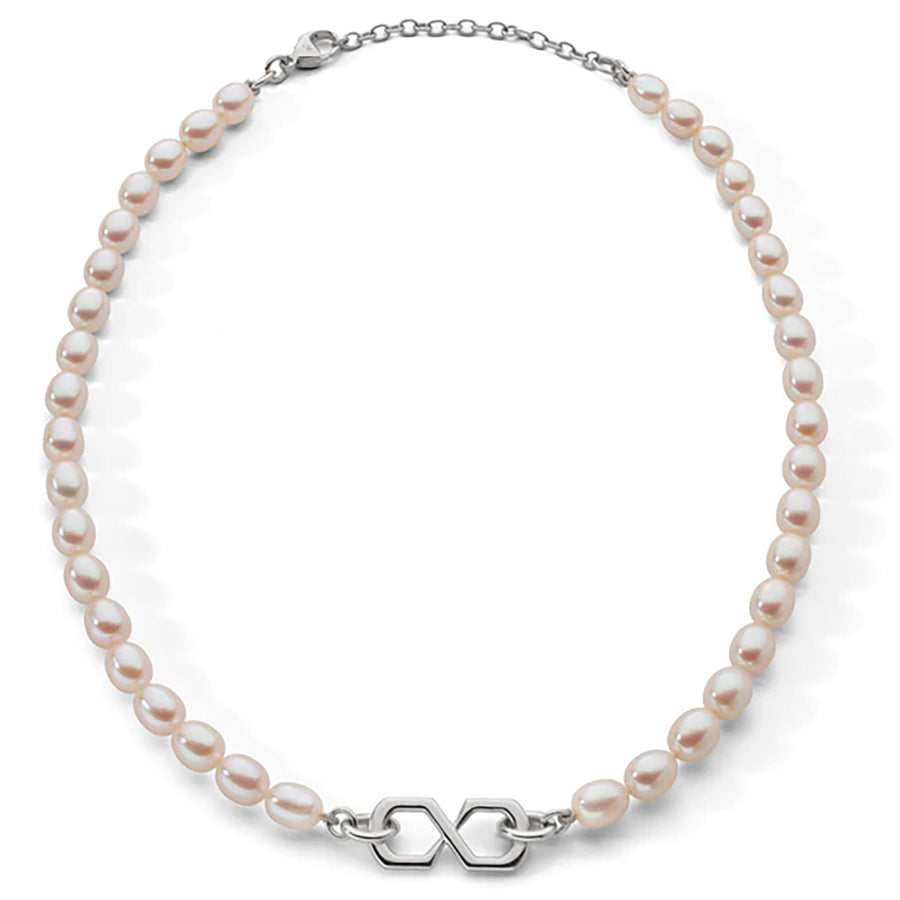 The Symbol Pearl Infinity Necklace