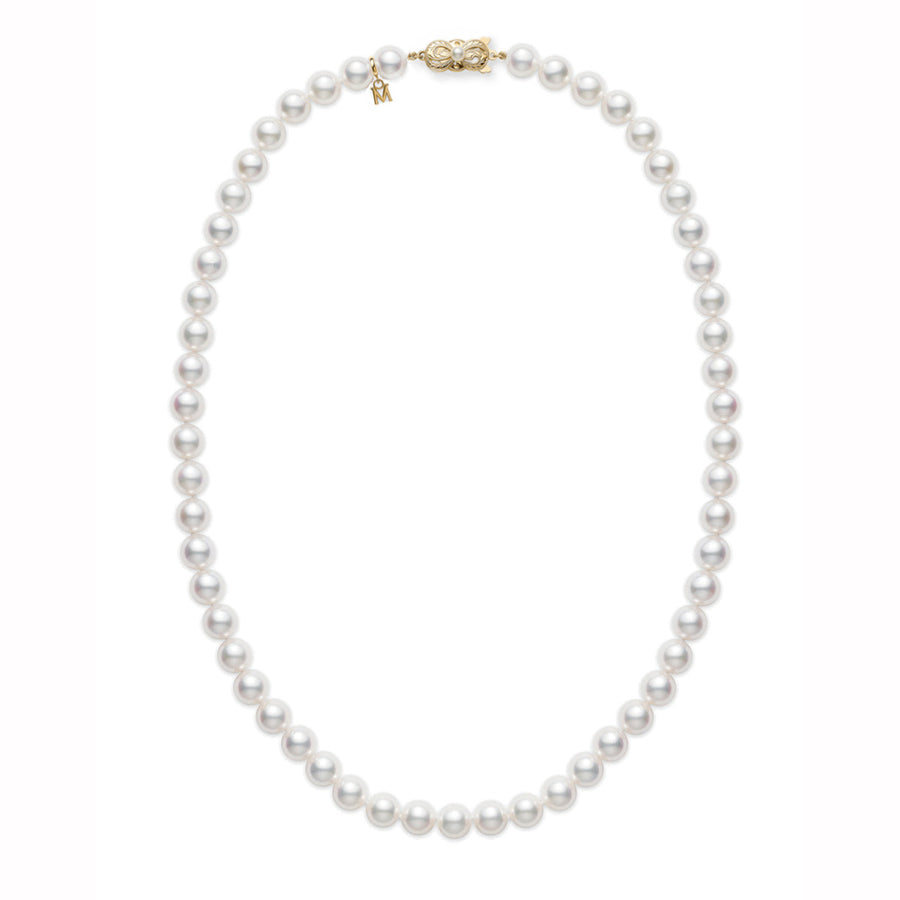 16-Inch Akoya Cultured Pearl Strand Necklace