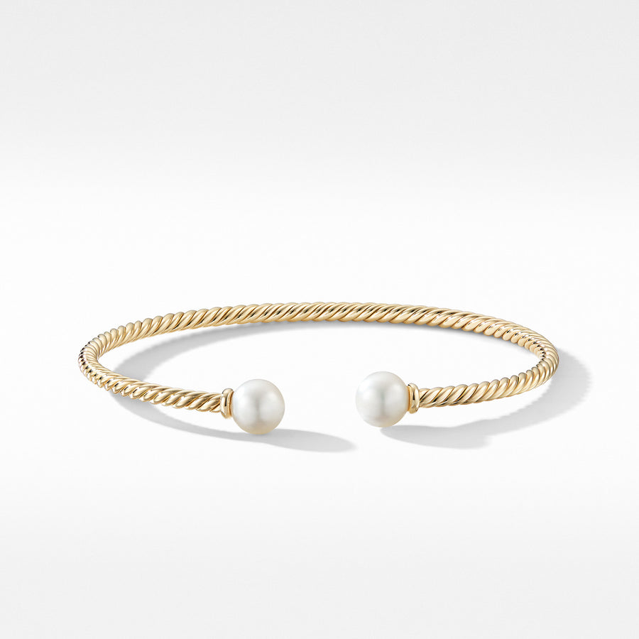 Solari Bracelet in 18K Yellow Gold with Pearls