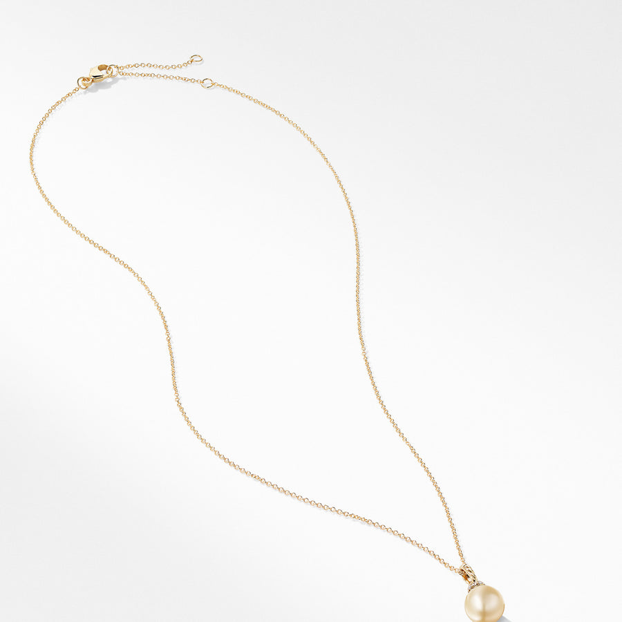 Solari Pendant Necklace with Diamonds in 18K Gold
