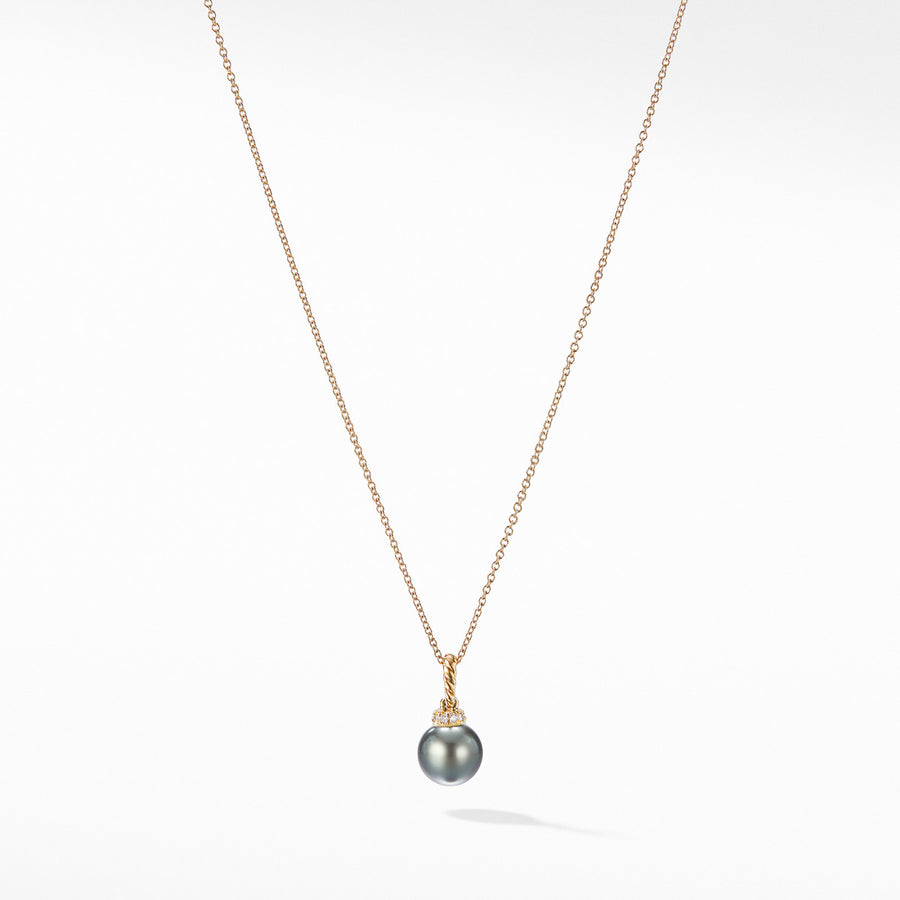 Solari Pendant Necklace with Diamonds in 18K Gold