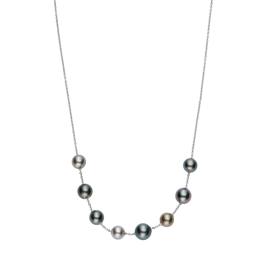 Black South Sea Pearls in Motion Necklace