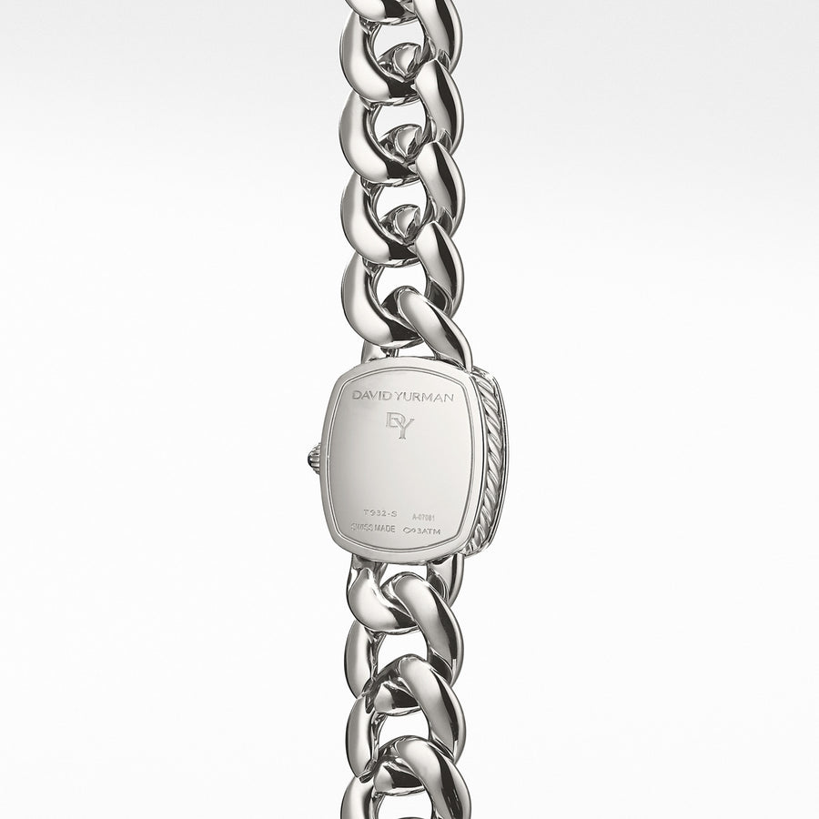 Albion 23mm Stainless Steel Quartz Watch with Diamonds