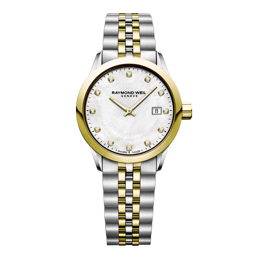 Diamond Two-Tone Quartz Watch