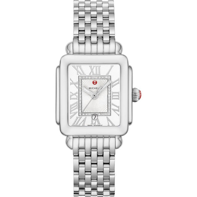Deco Madison Mid Stainless Steel Diamond Dial Watch