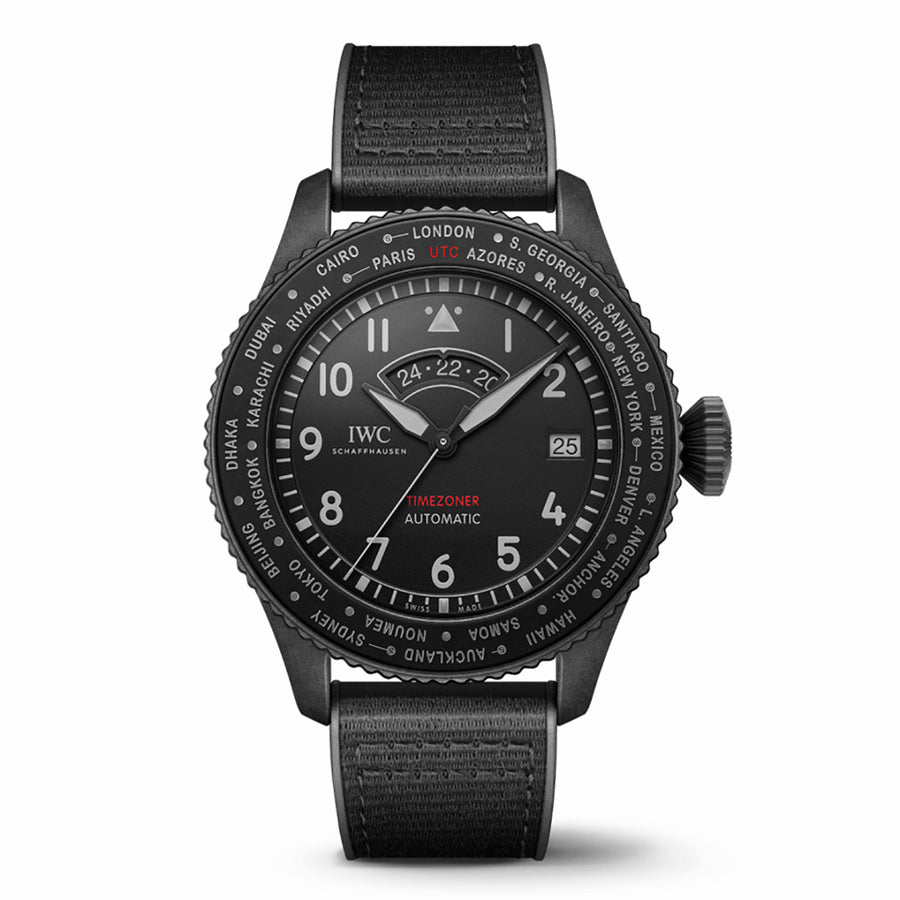 Pilot's Watch Timezoner Top Gun Ceratanium