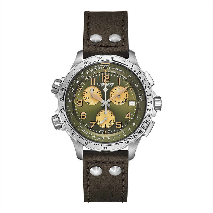 Khaki Aviation X-Wind GMT Chrono Quartz