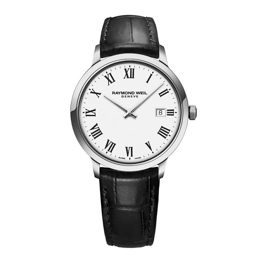 Classic Men's White Dial Quartz Watch