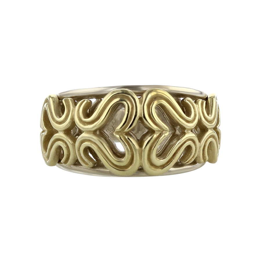 Slane Sterling Silver and 18K S-Design Ring