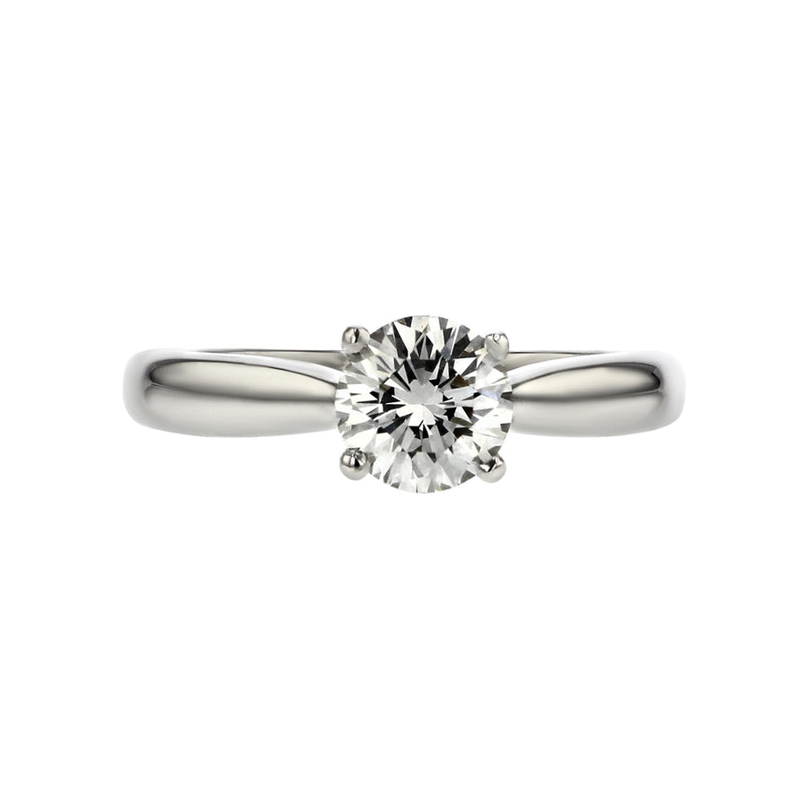 C&Co Platinum Diamond Solitaire Engagement Ring