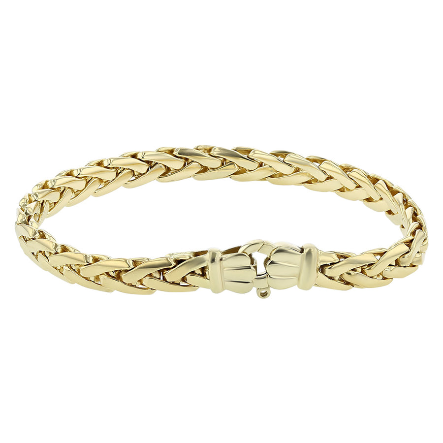 18K Yellow Gold Interwoven 7-Inch Bracelet