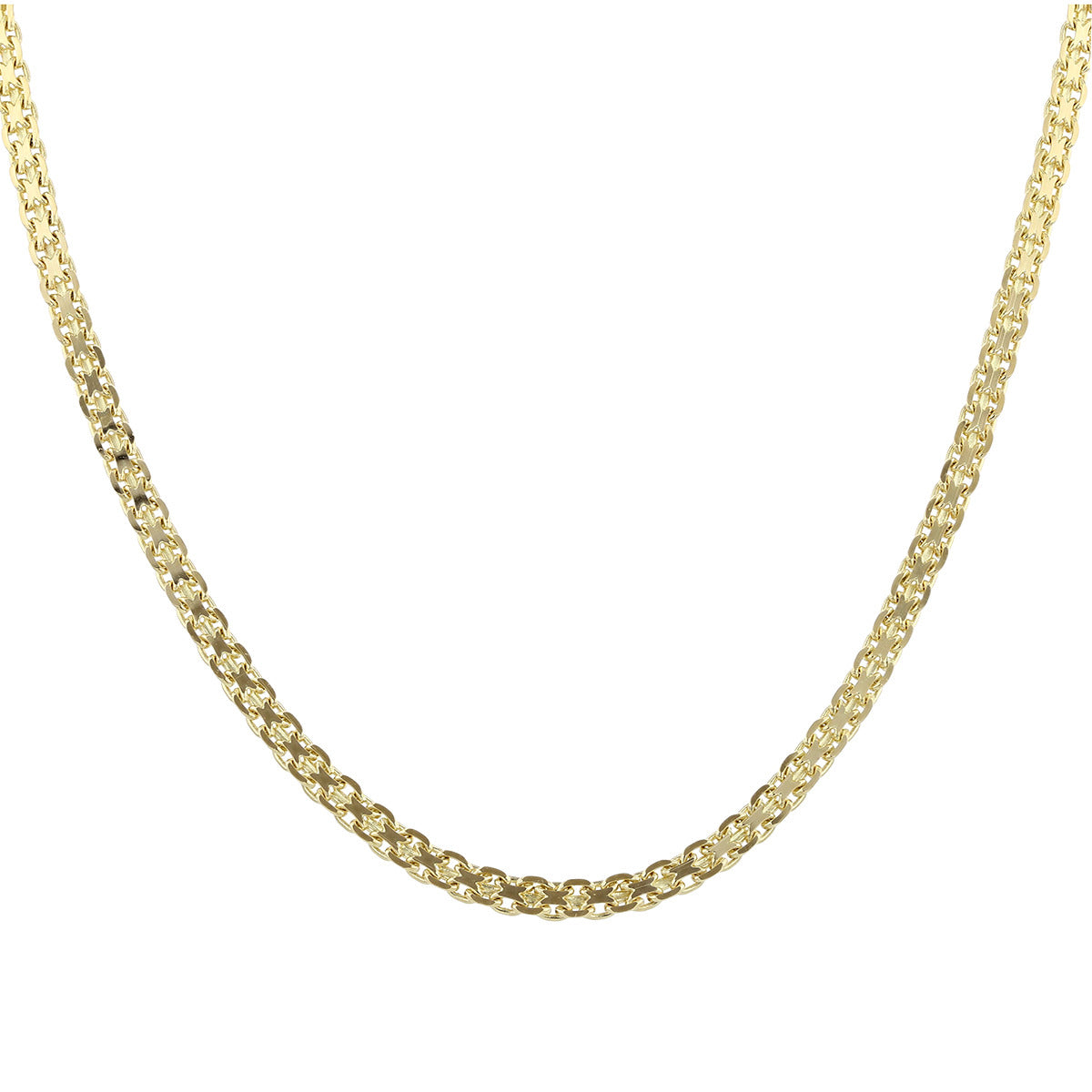 Flat Mesh Chain Necklace | Chain necklace, Chain, Necklace