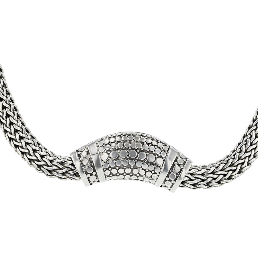 John Hardy Silver Dot Slide Pendant Necklace