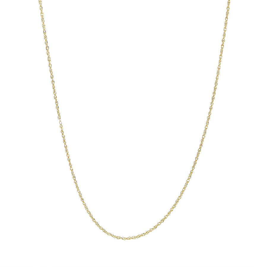 14K Yellow Gold 0.70mm 20-Inch Rope Chain