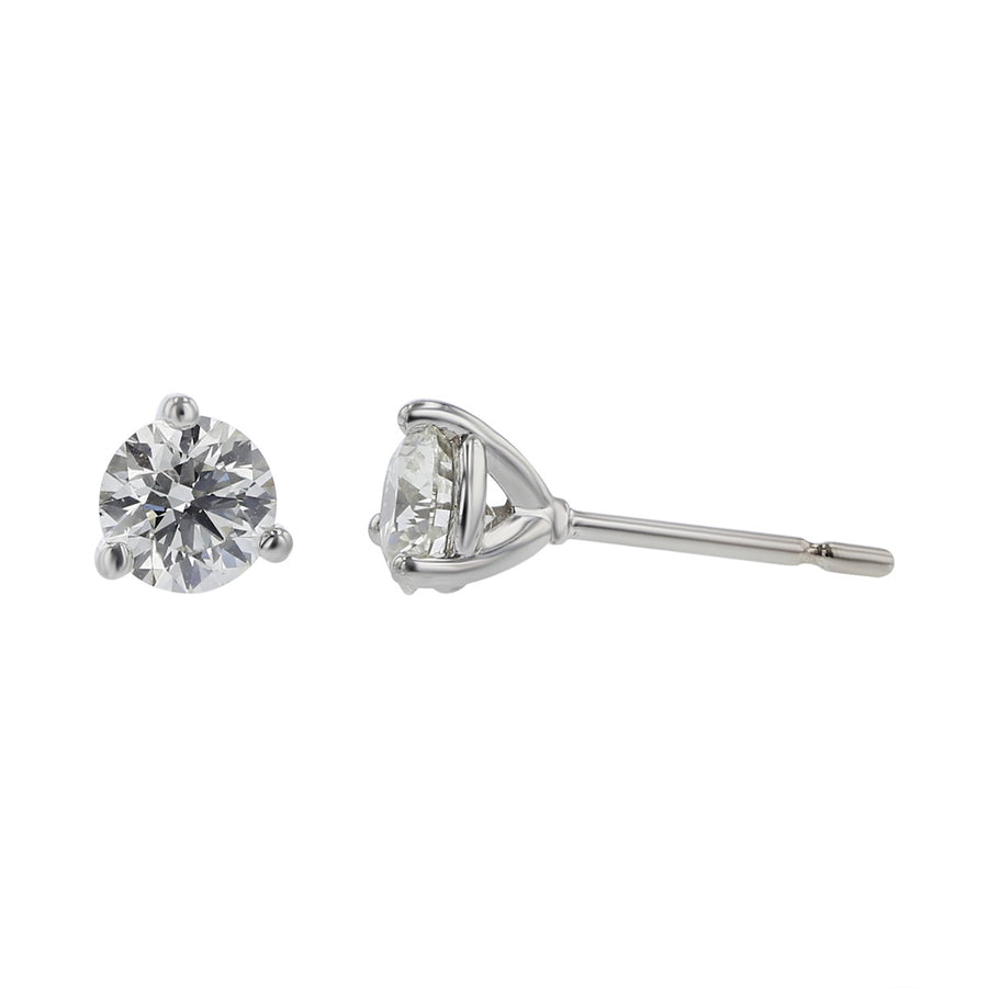 Hearts on Fire 18K White Gold Diamond Stud Earrings