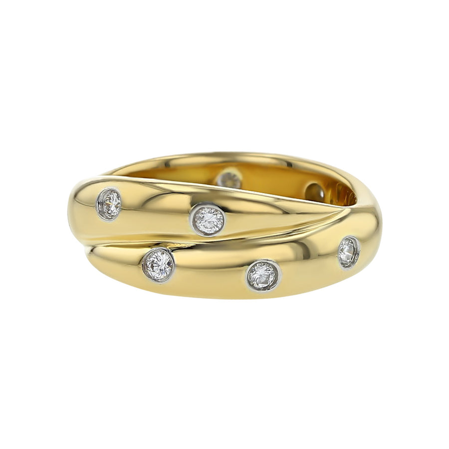 Tiffany Diamond Etoile Twist Band Ring