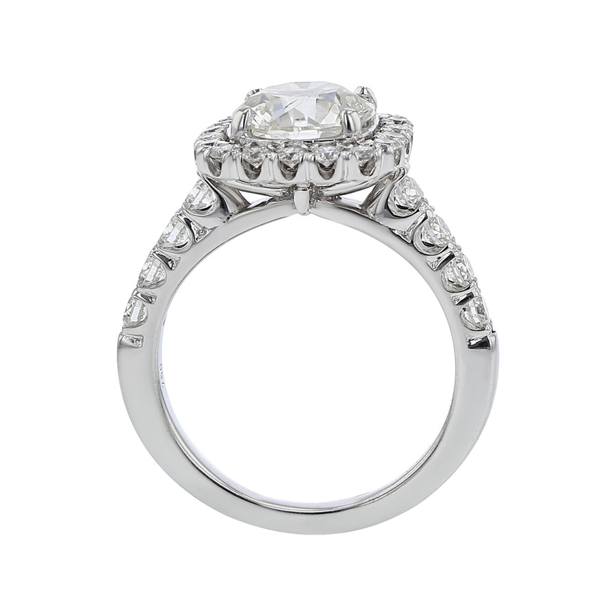 Ritani 18K White Gold Diamond Engagement Ring