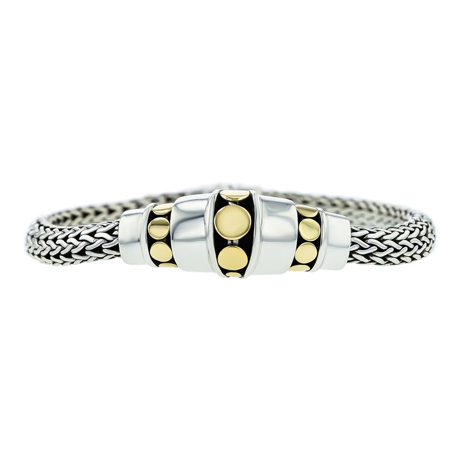 John Hardy Sterling Silver Dot Station Bracelet
